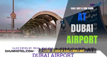 Dubai Airport: Buying a SIM Card