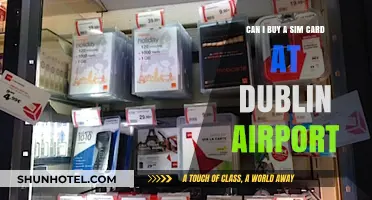 Dublin Airport: Buying a SIM Card