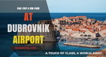 Purchasing Sim Cards at Dubrovnik Airport: Is It Possible?