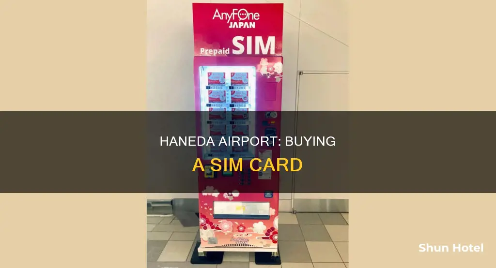 can i buy a sim card at haneda airport