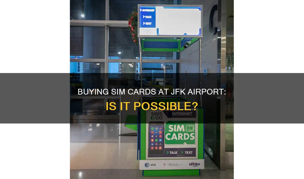 can i buy a sim card at jfk airport