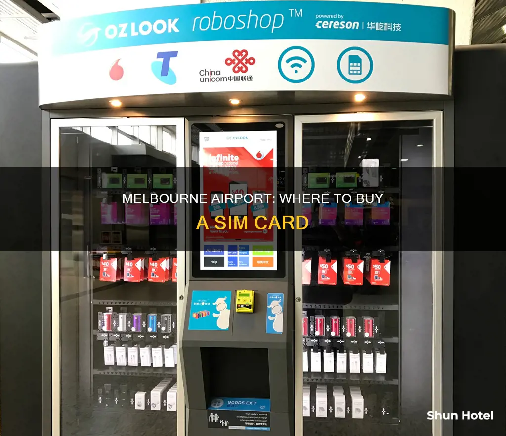 can i buy a sim card at melbourne airport