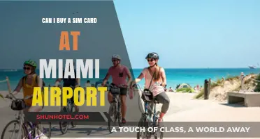 Miami Airport: Buying a Sim Card