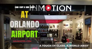 Orlando Airport: Buying a SIM Card