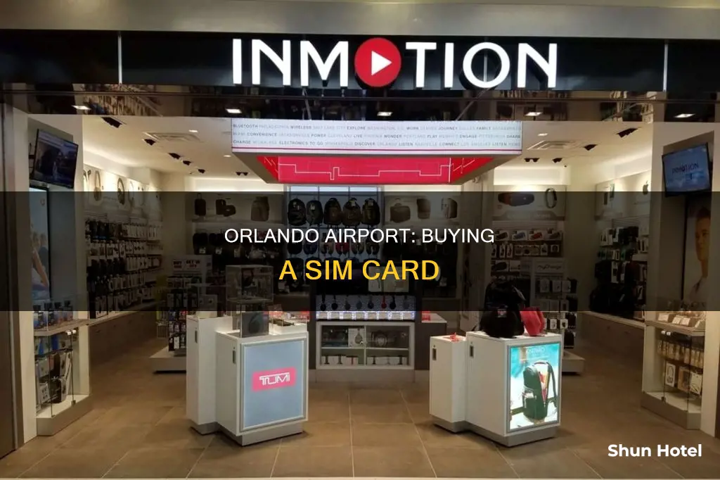 can i buy a sim card at orlando airport