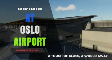 Oslo Airport: Buying a SIM Card