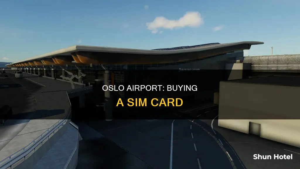 can i buy a sim card at oslo airport