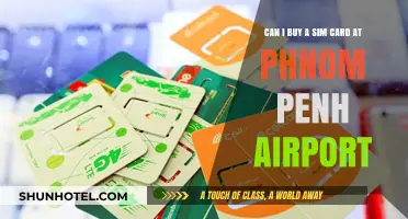 Phnom Penh Airport: Buying a SIM Card