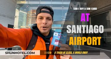 Santiago Airport: Buying a Sim Card
