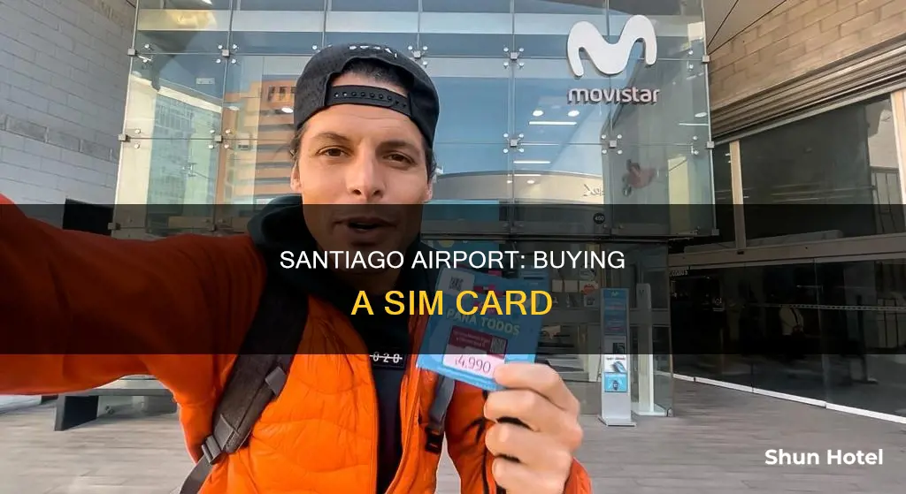 can i buy a sim card at santiago airport