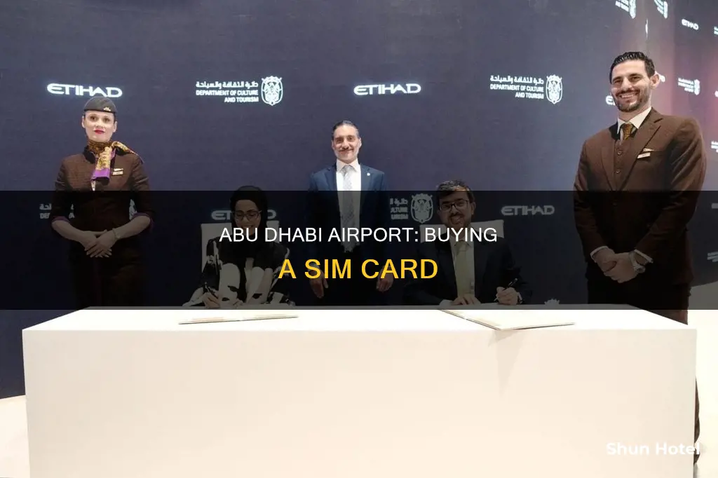 can i buy a sim card in abu dhabi airport