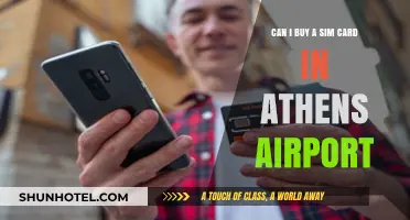 Athens Airport: Buying a Sim Card