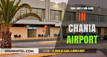 Chania Airport: Buying a Sim Card
