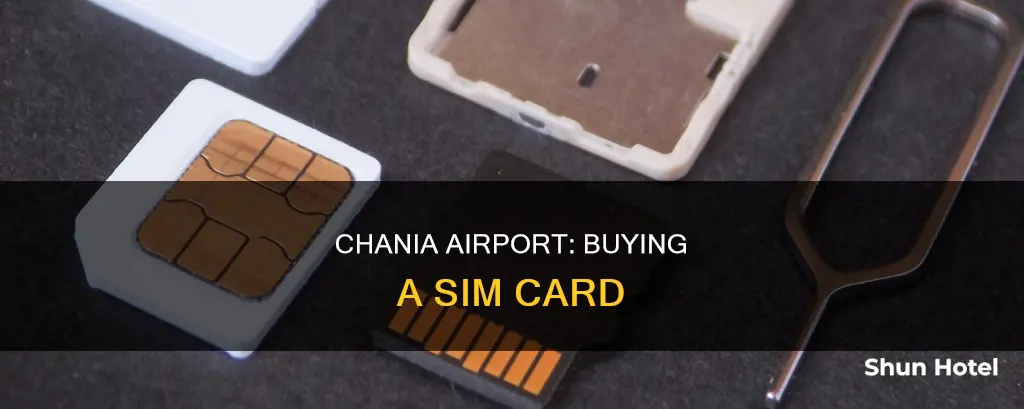 can i buy a sim card in chania airport
