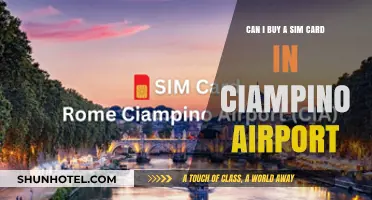 Travelers' Sim Card Convenience at Ciampino Airport