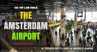 Amsterdam Airport: Buying a Sim Card