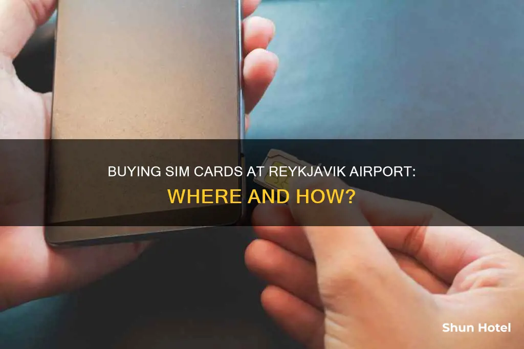 can i buy a sim card in the reykovic airport