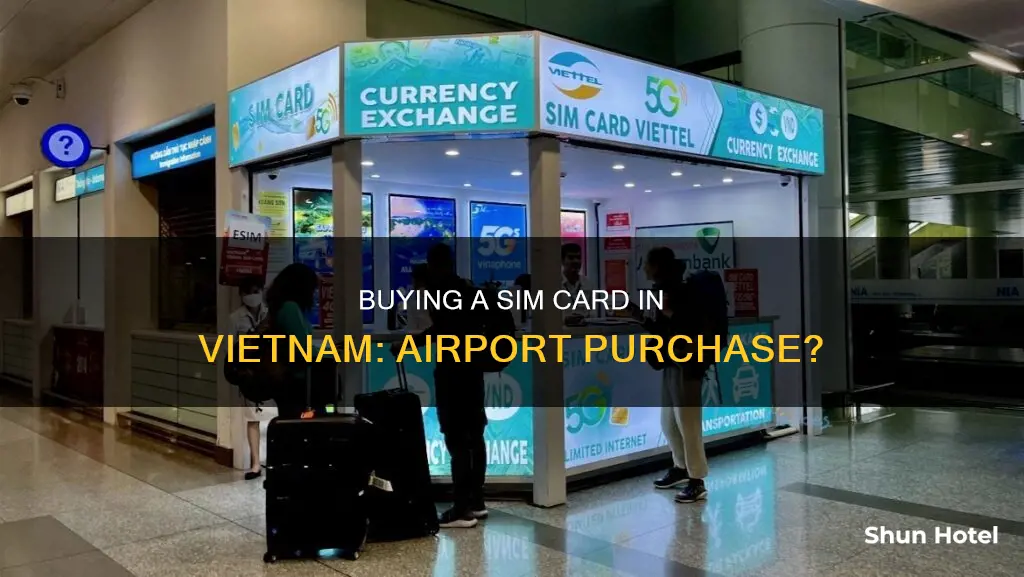 can i buy a sim card in vietnam airport