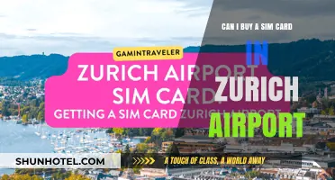 Zurich Airport: Buying a SIM Card