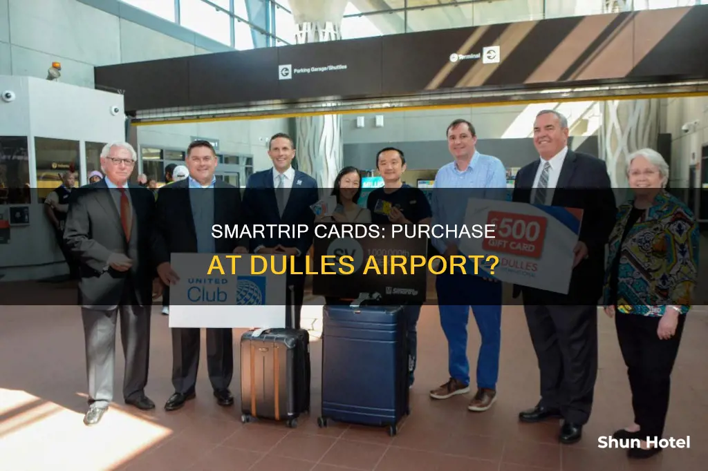 can i buy a smartrip card at dulles airport