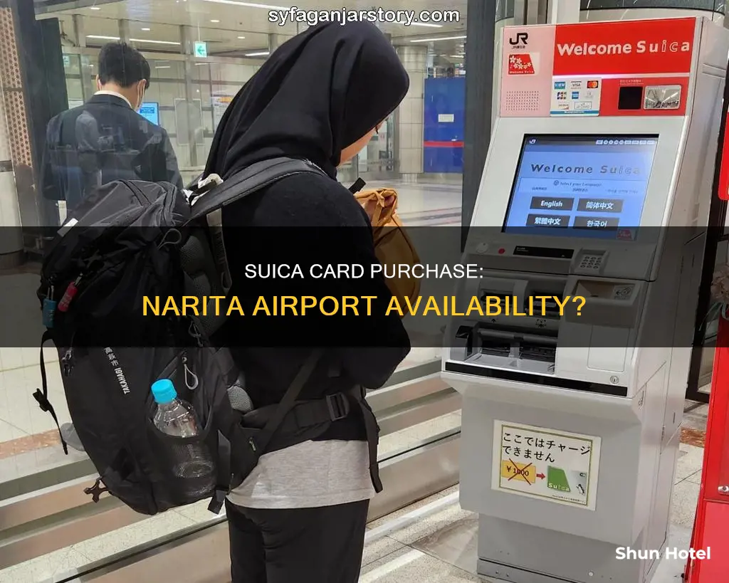 can i buy a suica card at narita airport