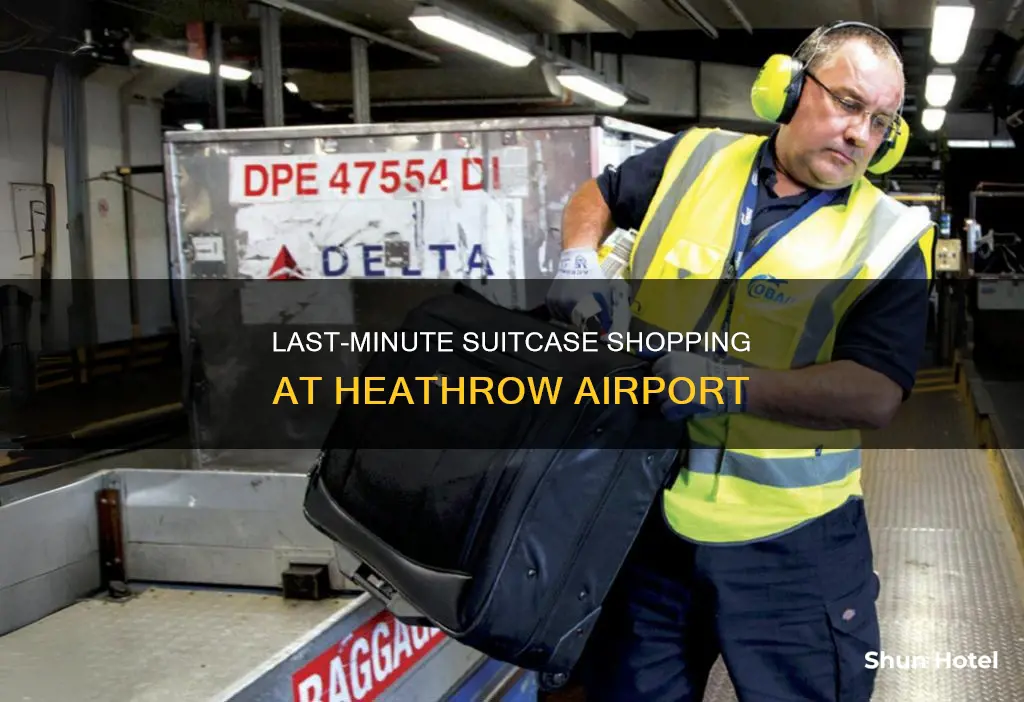 can i buy a suitcase at heathrow airport