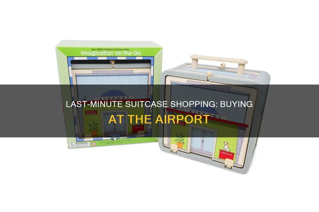 can i buy a suitcase at the airport