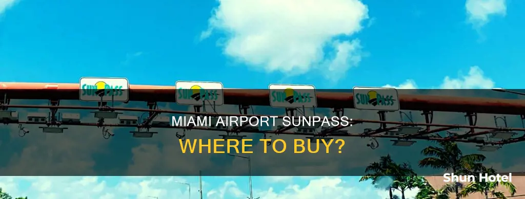 can i buy a sunpass at miami airport