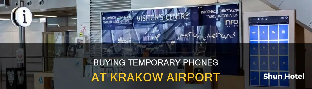 can i buy a temp phone in krakow airport