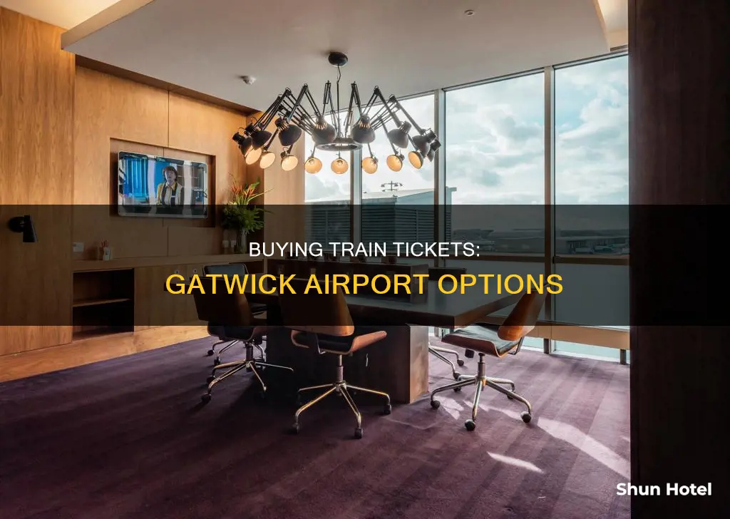 can i buy a train ticket at gatwick airport