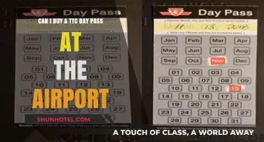 Toronto Airport: TTC Day Pass Availability