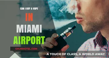 Miami Airport Vape Purchase: Is It Possible?