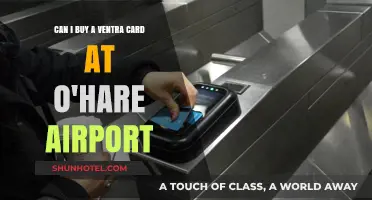 Buying Ventra Cards: O'Hare Airport Kiosks
