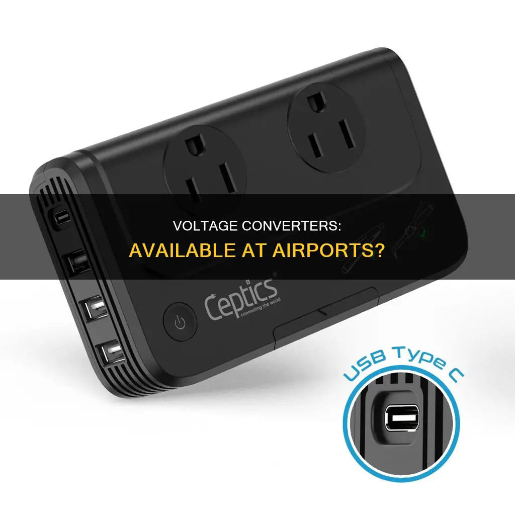 can i buy a voltage converter at the airport