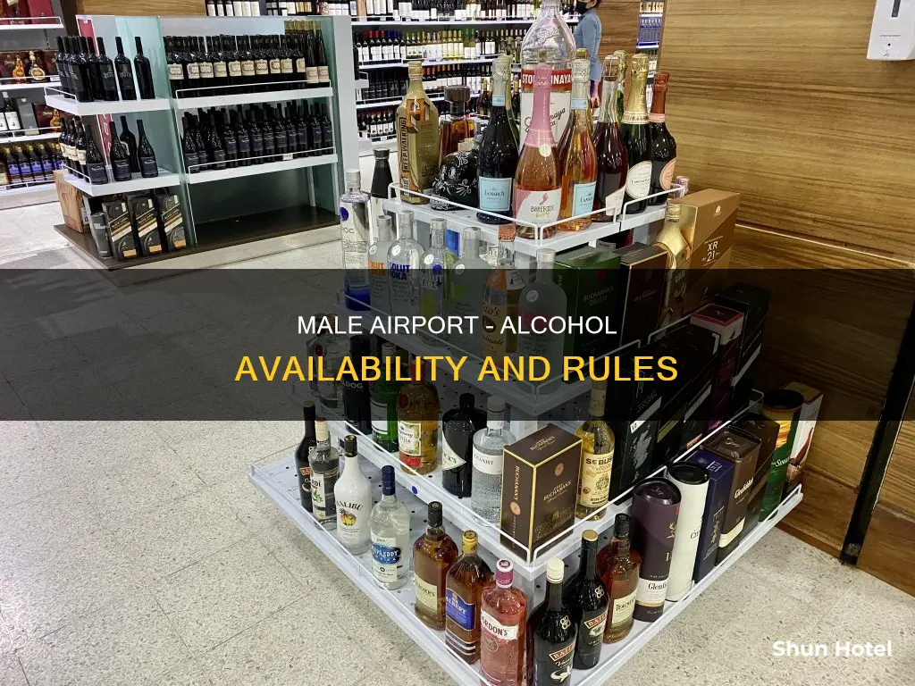 can i buy alcohol at male airport
