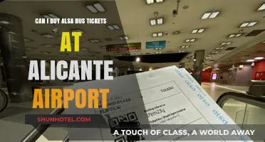 Alicante Airport: Buying Alsa Bus Tickets