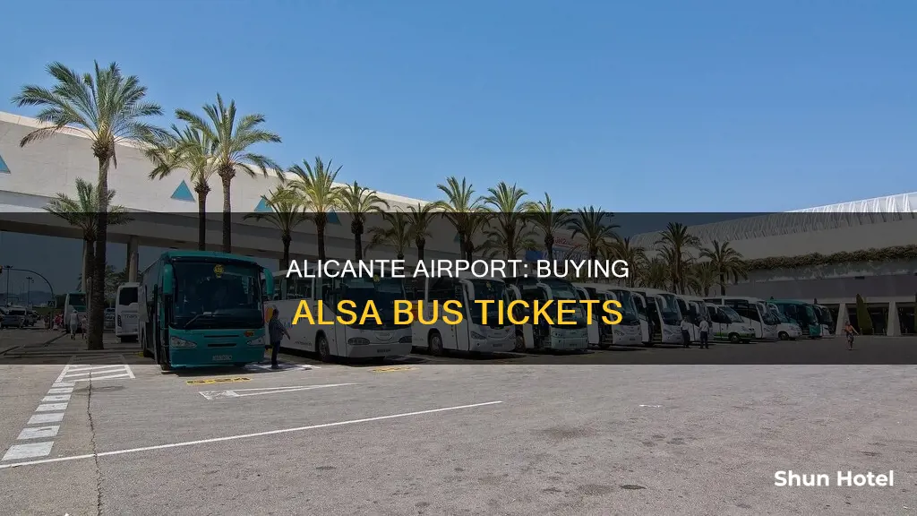 can i buy alsa bus tickets at alicante airport