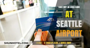 Where to Buy an Orca Card at Seattle Airport