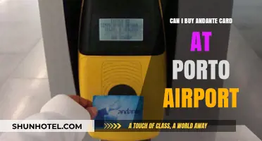 Andante Card Availability at Porto Airport