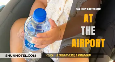 Buying Baby Water: Airport Availability and Options
