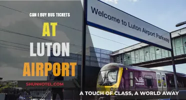 Luton Airport: Buying Bus Tickets On-Site