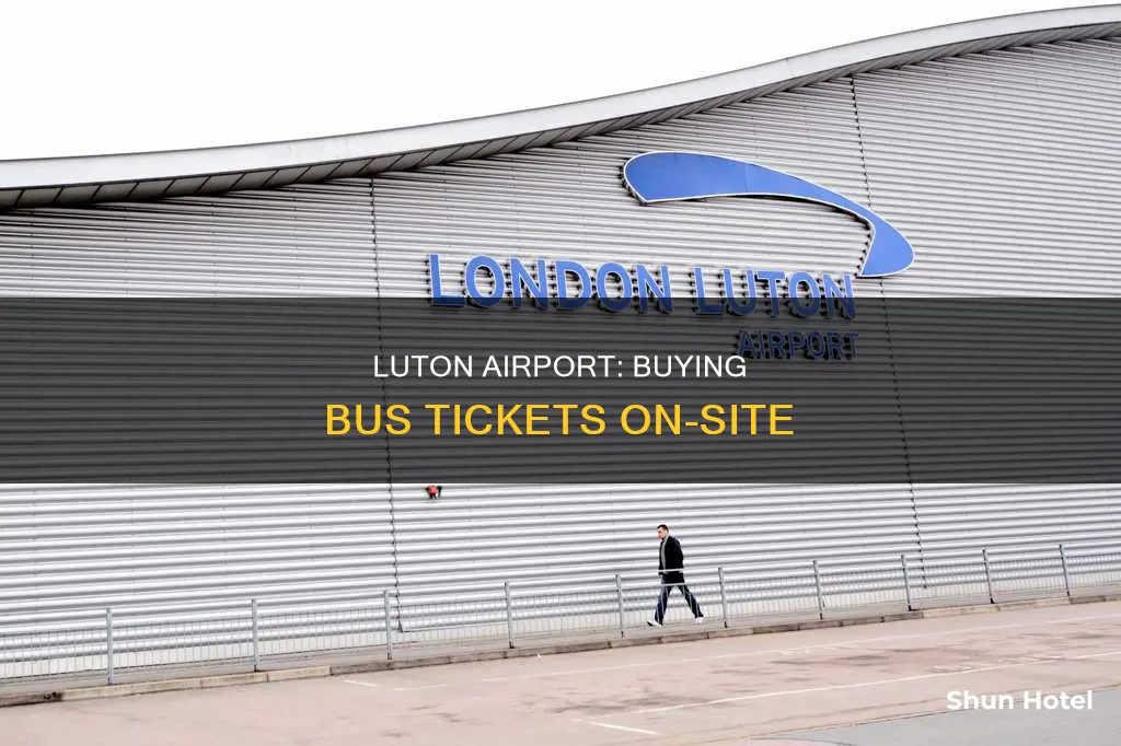 can i buy bus tickets at luton airport