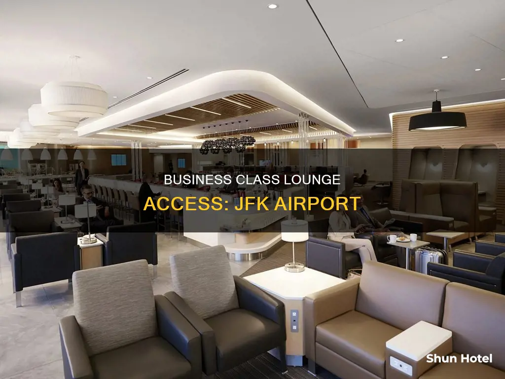 can i buy business class lounge pass jfk airport