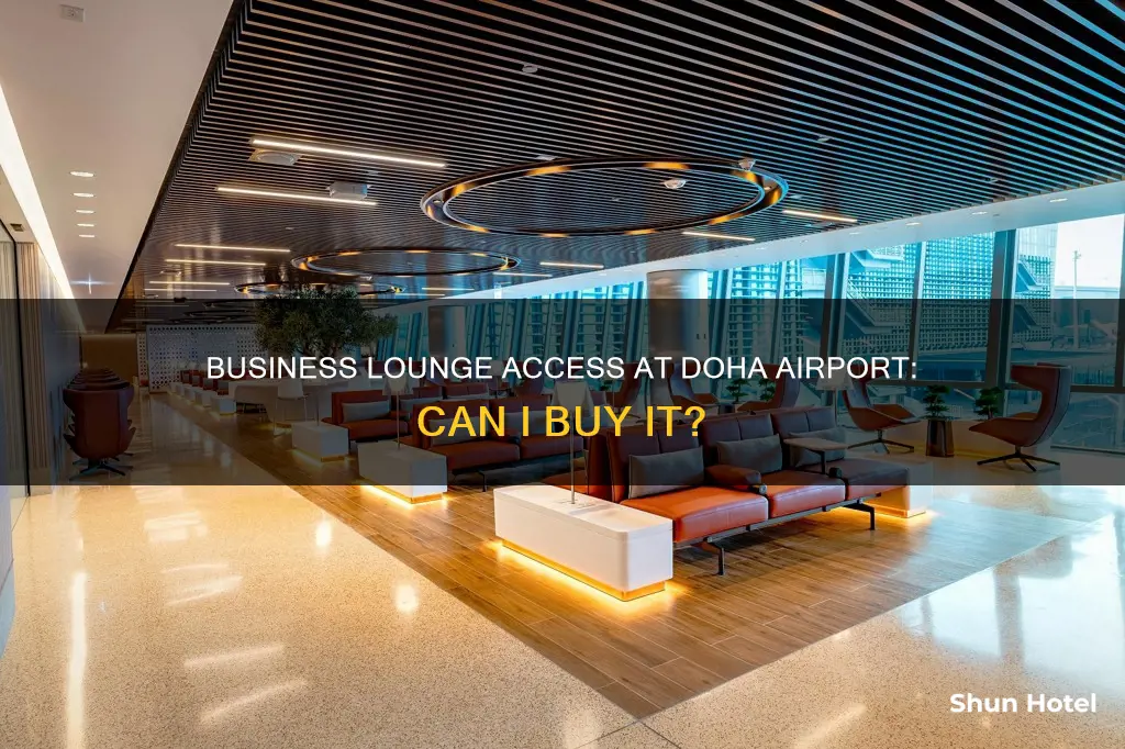 can i buy business lounge at doha airport