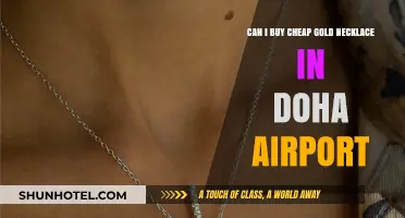 Affordable Gold Necklace Shopping at Doha Airport