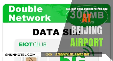 Beijing Airport: Prepaid China Unicom SIM Availability