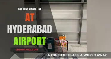 Hyderabad Airport: Buying Cigarettes Made Easy