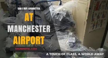 Manchester Airport: Buying Cigarettes and Tobacco