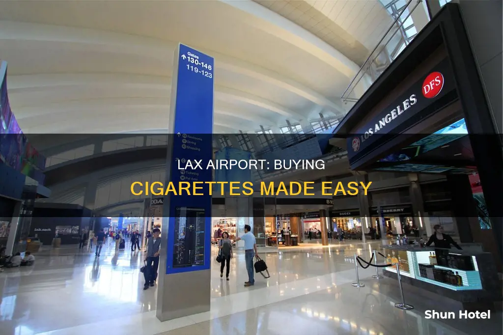 can i buy cigarettes in lax airport