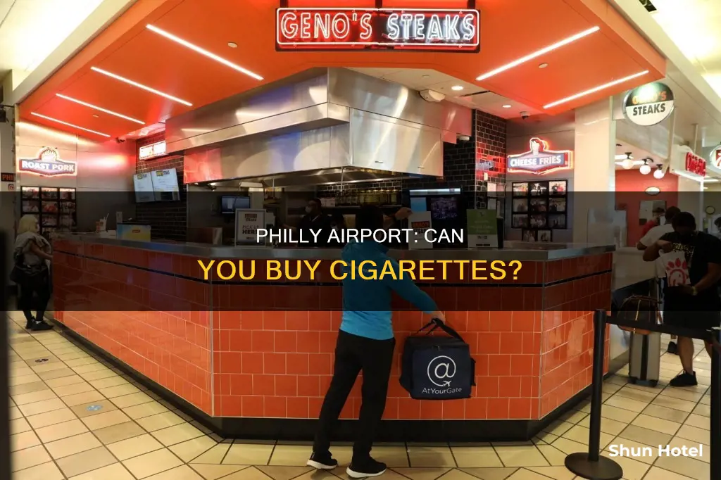 can i buy cigarettes in philly airport